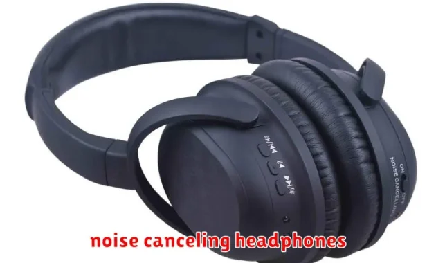 noise canceling headphones